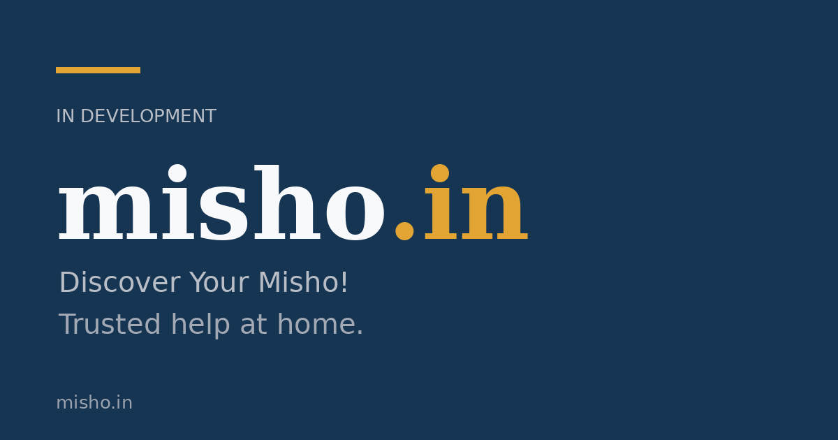 Link preview image for misho.in